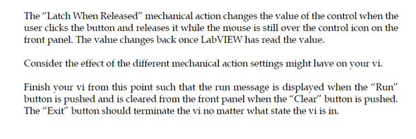 on the front panel and the result should be displayed using two