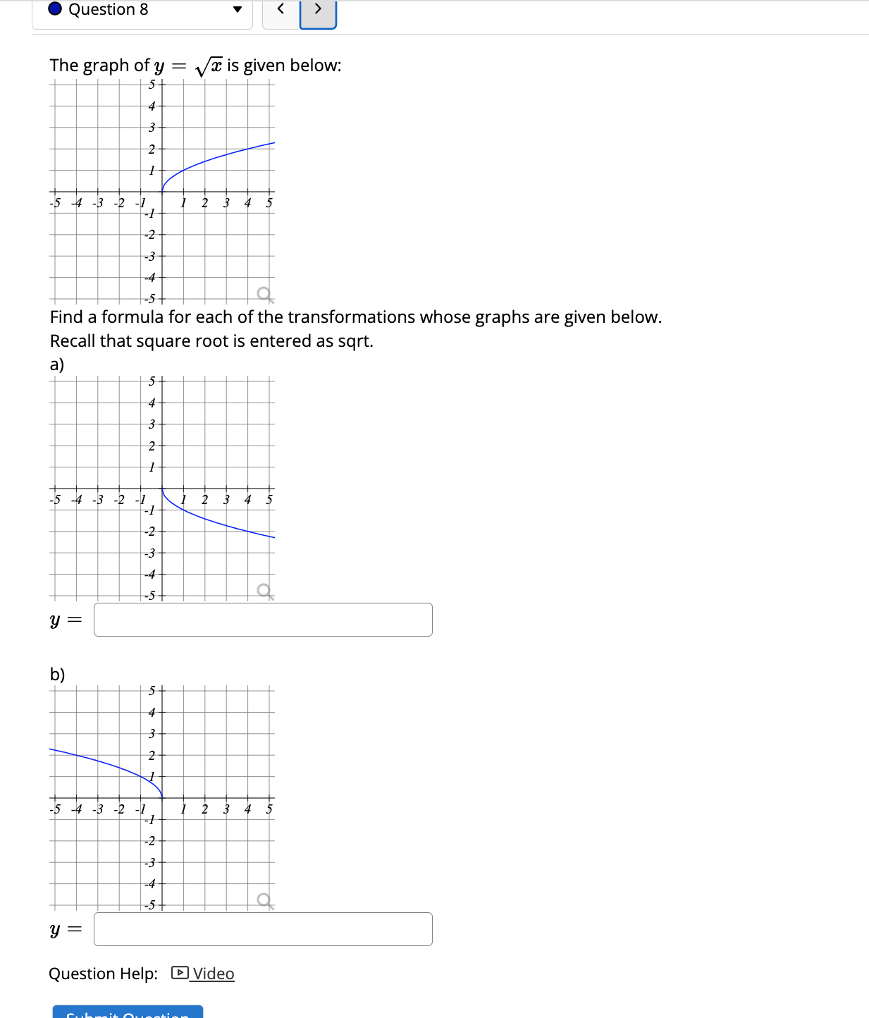 g(g(2)) = Homework 1.2 Score: 4/12 5/12 answered Question 4 Let f(x)