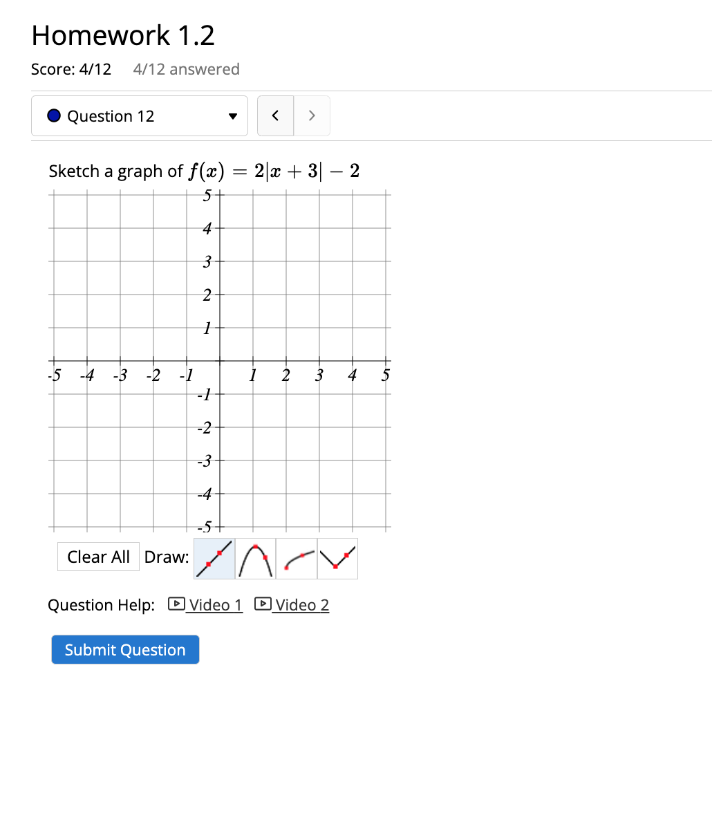 Video Submit Question - Find the following functions. Simplify your answers. >