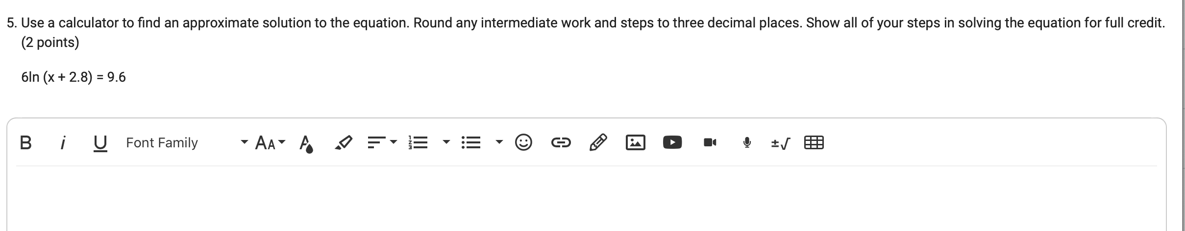 is time in years. Find the amount left after 84 years. Round