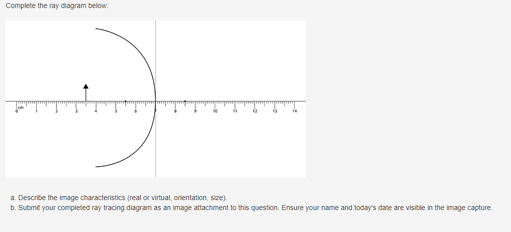 11 12 13 14 a. Describe the image characteristics (real or virtual,