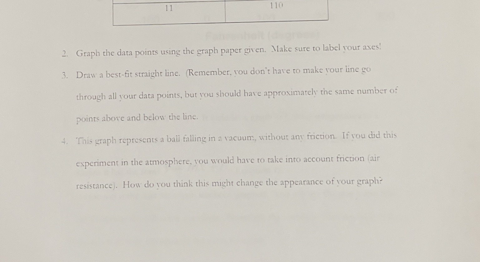 random errors. We use a best-fit line to show the trend of