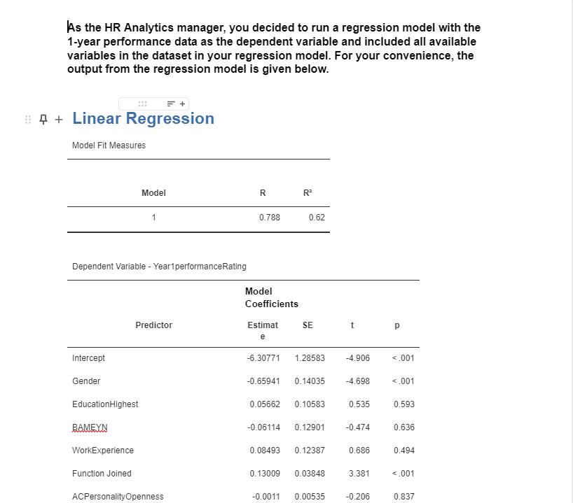 scores on personality tests, their performance on different assessment center competency tests,