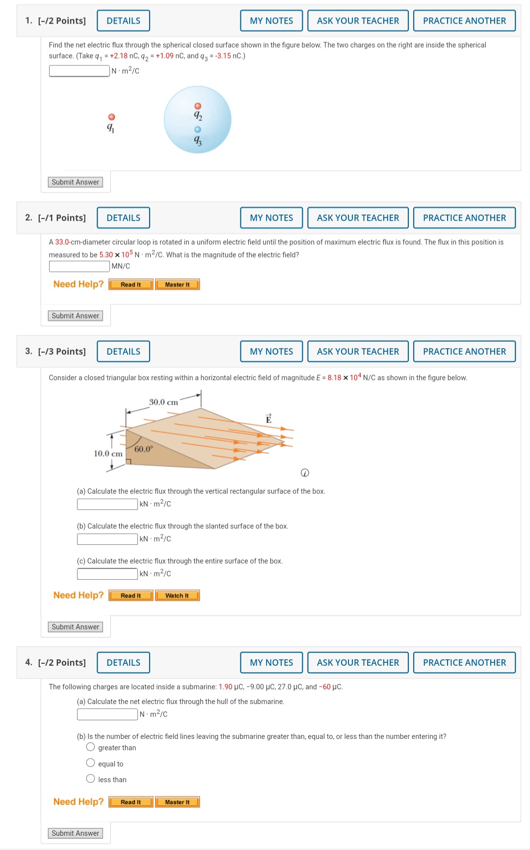 1. [-/2 Points] DETAILS MY NOTES ASK YOUR TEACHER PRACTICE ANOTHER Find