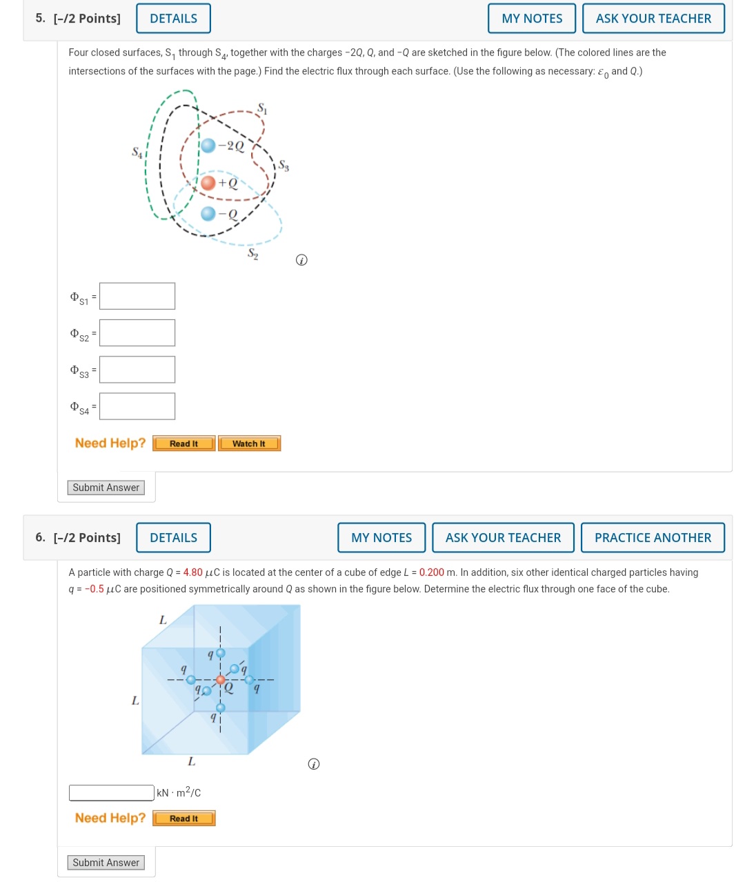 the net electric flux through the spherical closed surface shown in the