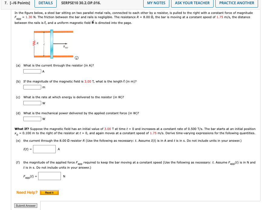 Initially the field is zero and then changes to 1.50 T, pointing