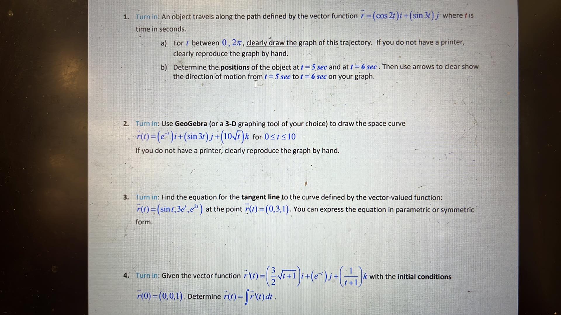 initial velocity if the ball is to just 0 clear the 3-m