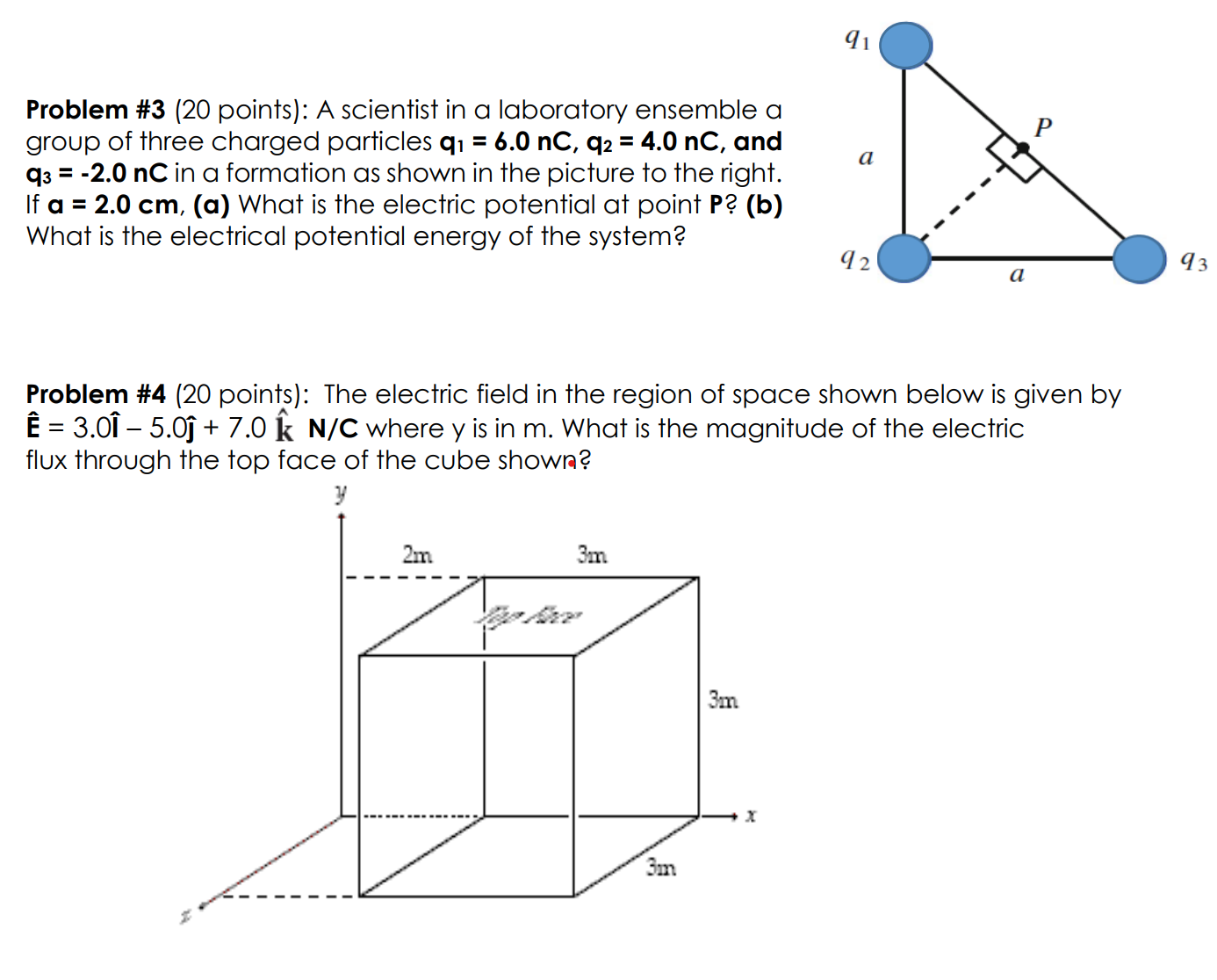Problem #3 (20 points): A scientist in a laboratory ensemble a group