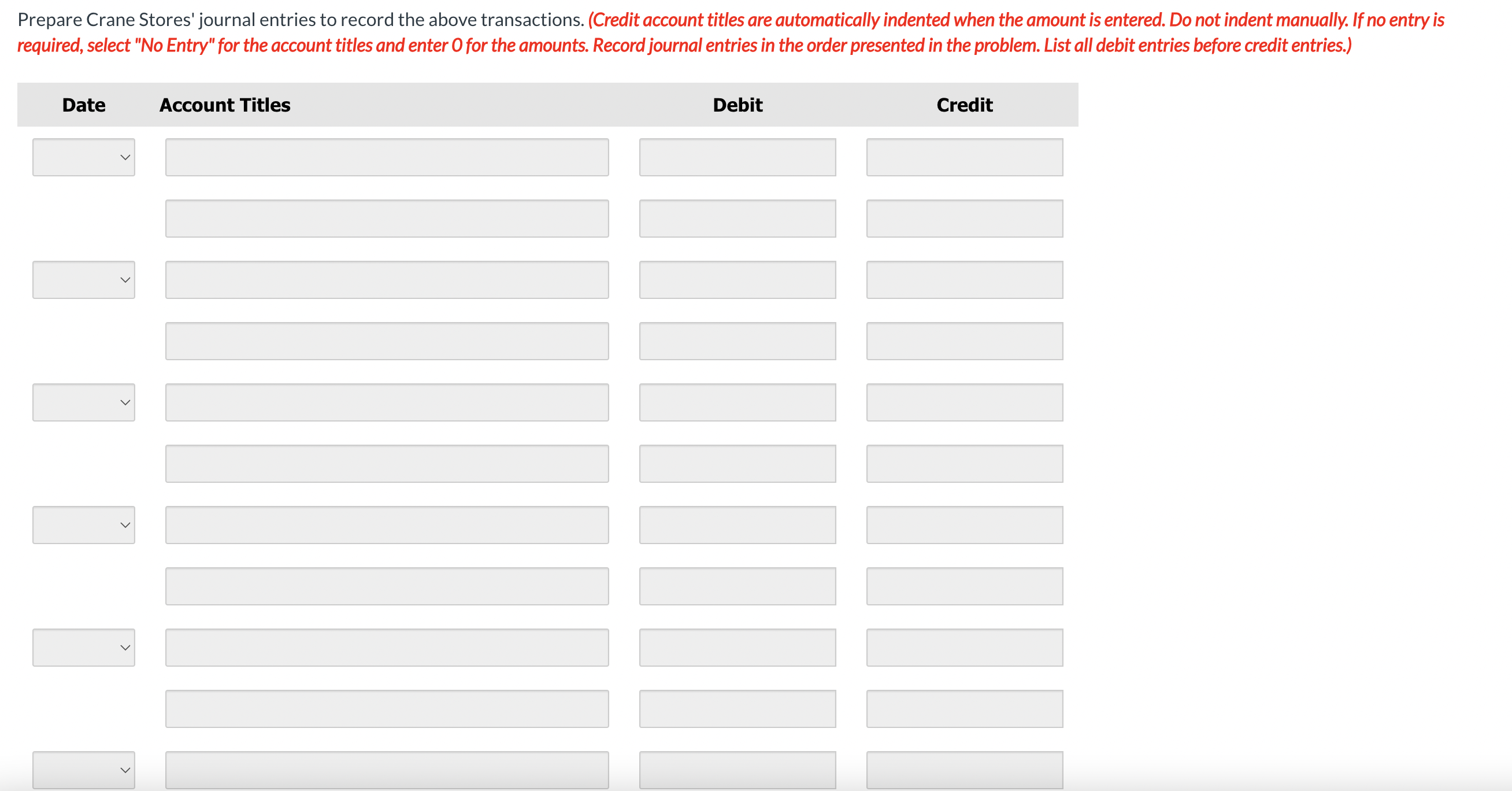 2024. The company has decided to use a perpetual inventory system. The
