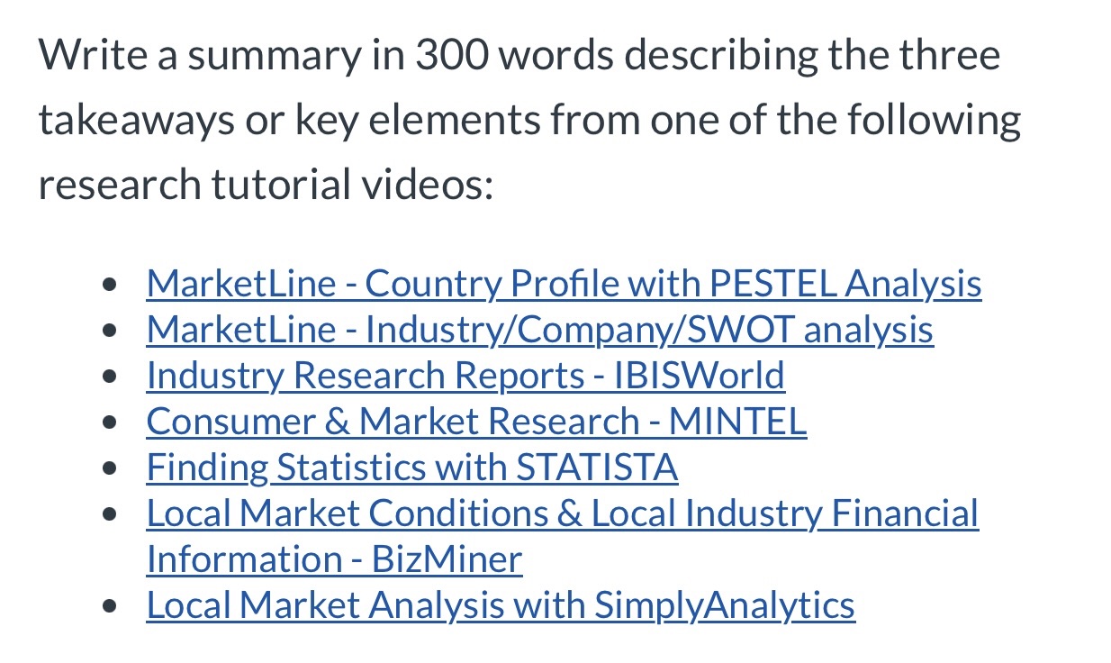 Write a summary in 300 words describing the three takeaways or key