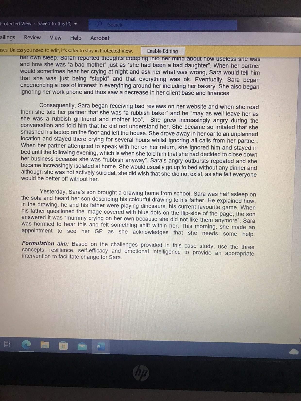 03.01.2023 23:59 Choose a case study from the pack that will be