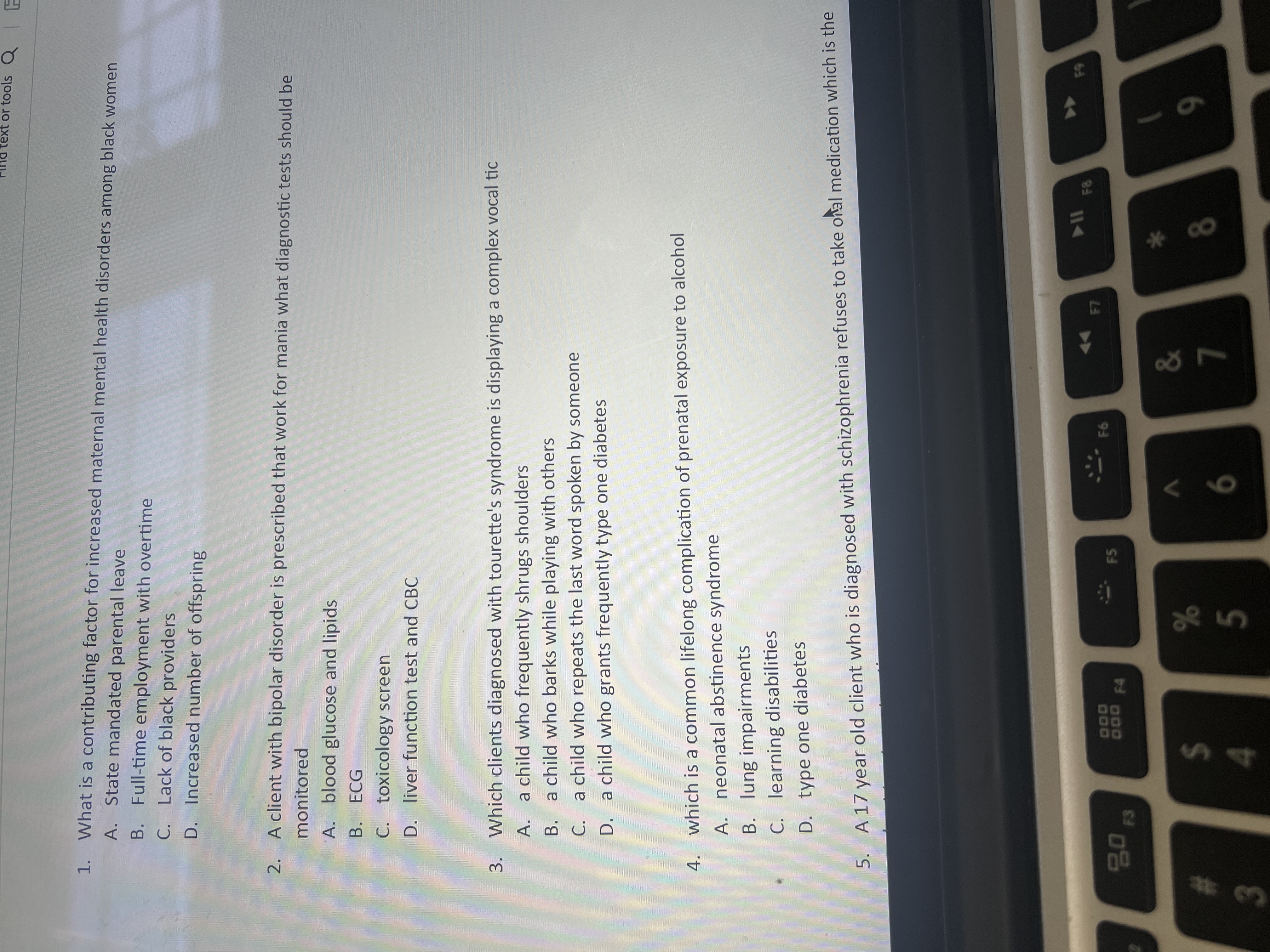 Hnd text or tools QE 1. What is a contributing factor for