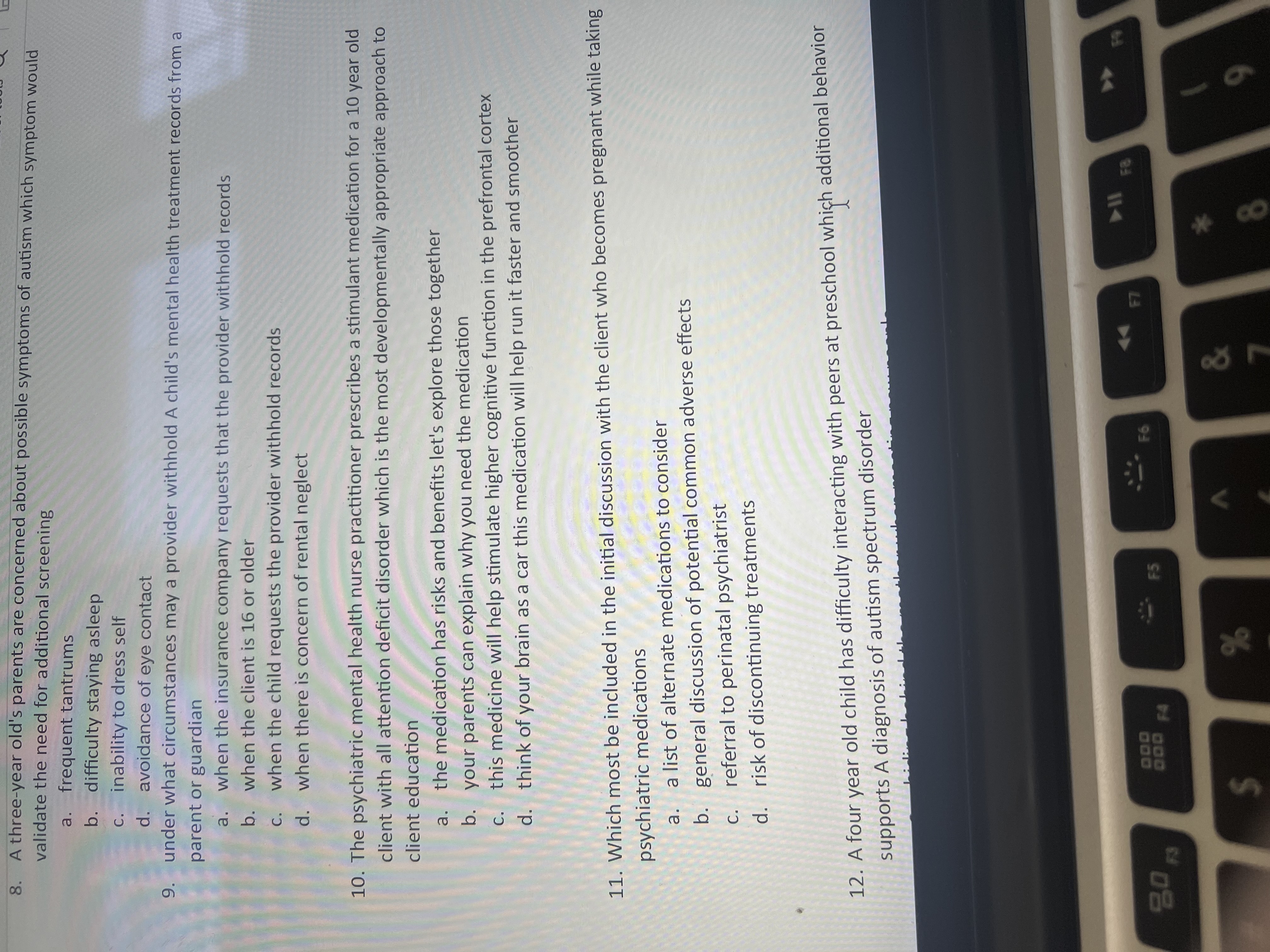 leave B. Full-time employment with overtime C. Lack of black providers D.