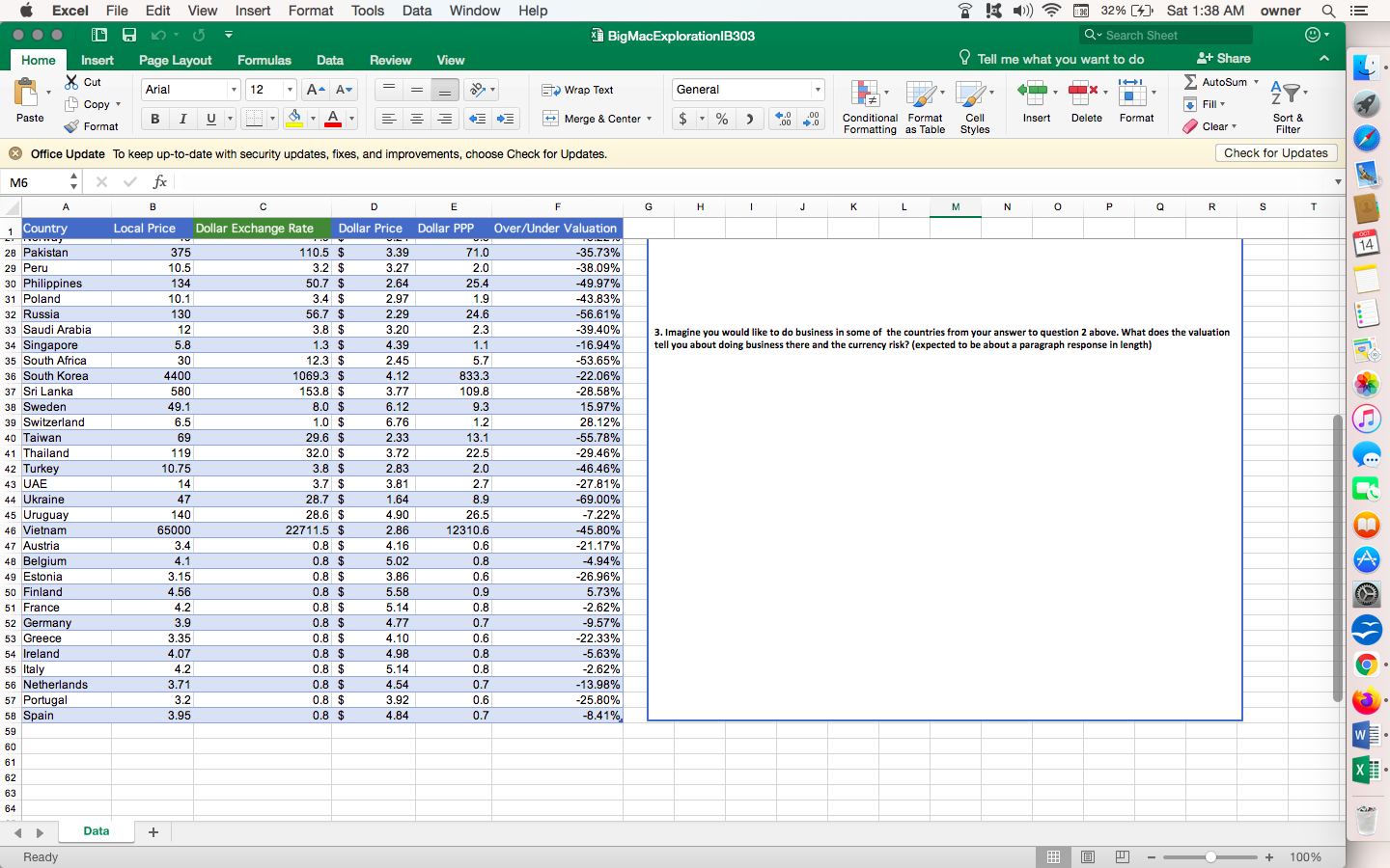 [4] Sat 1:38 AM owner Q Search Sheet Tell me what you