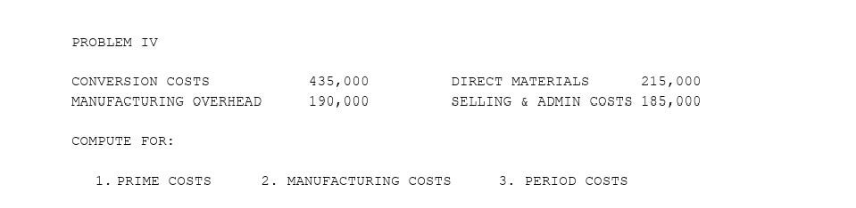 8,500 Depreciation-Factory Equipment 20,000 Advertising 47,000 10,000 Salary of president 250,000 PROBLEM