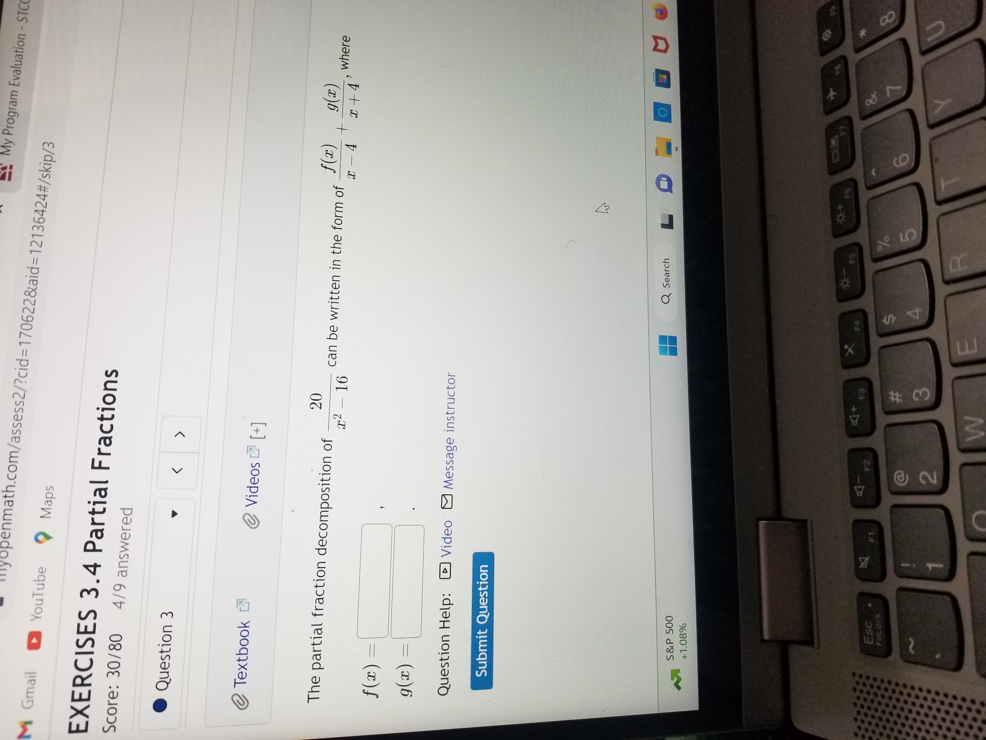 by term, we obtain that 3x3 +5x221x 21x 51 x 9 dx