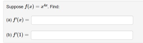4 decimals, find: f'(3) = = [Recall: In(ab) = ln(a) +ln(b).] Suppose