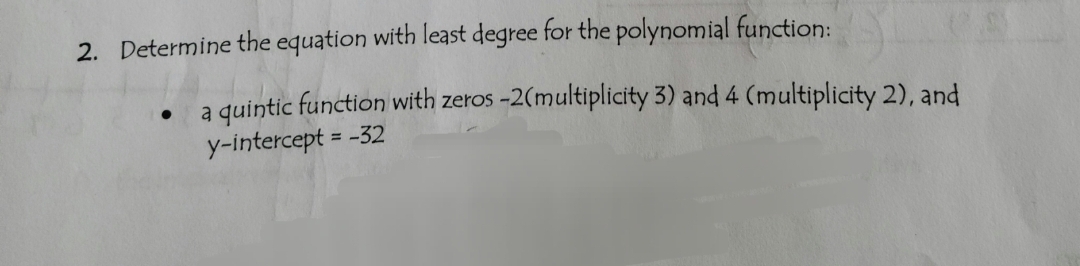y-intercept e) sketch 13 f) the intervals where the function is positive
