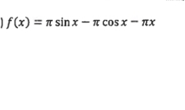 )f(x) = sinx- COSX-x