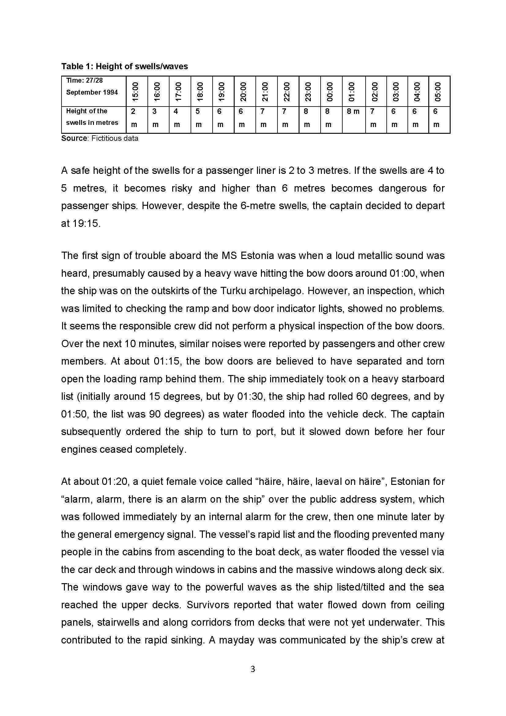 Estonia was a cruise ferry built in 1980 at a German shipyard,