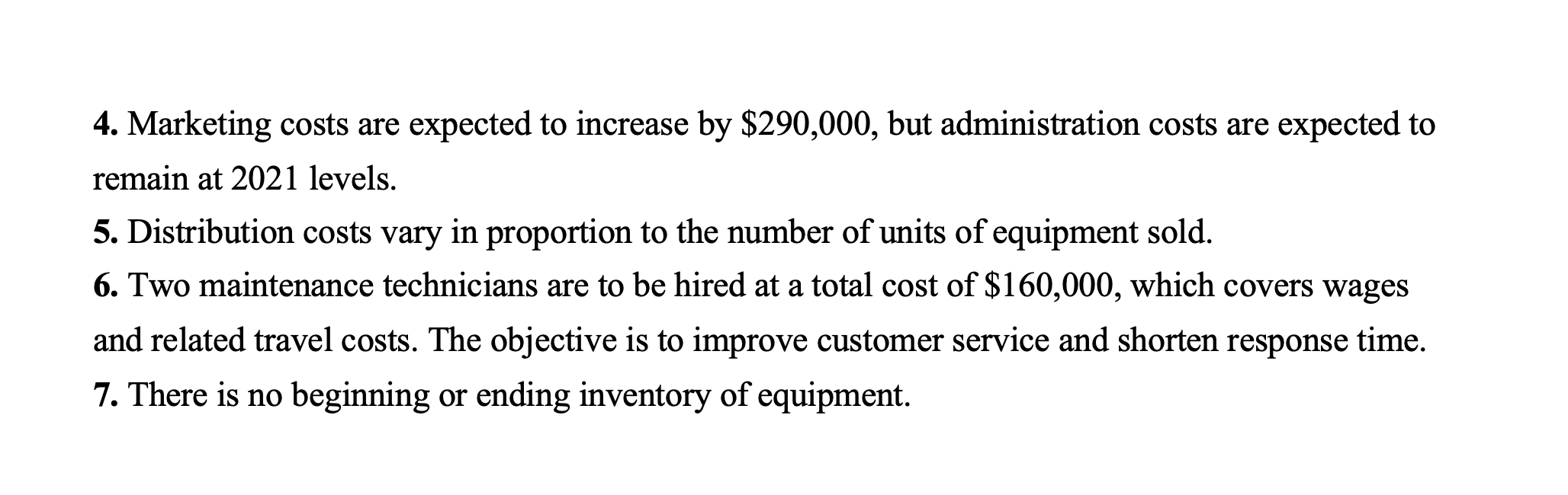 Total Revenues Cost of goods sold Gross margin Operating costs Marketing Distribution