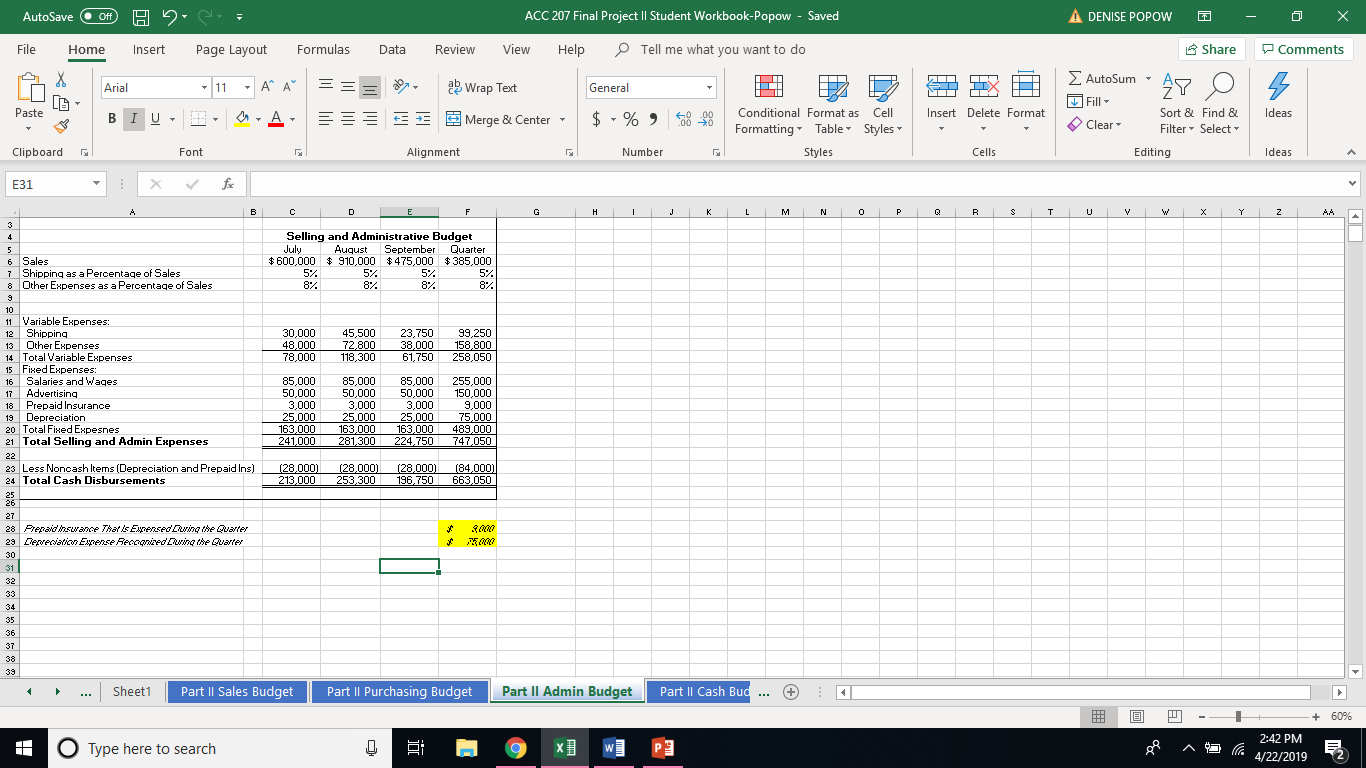 Fill- Paste BIU A Merge & Center $ - % 9500-00 Conditional