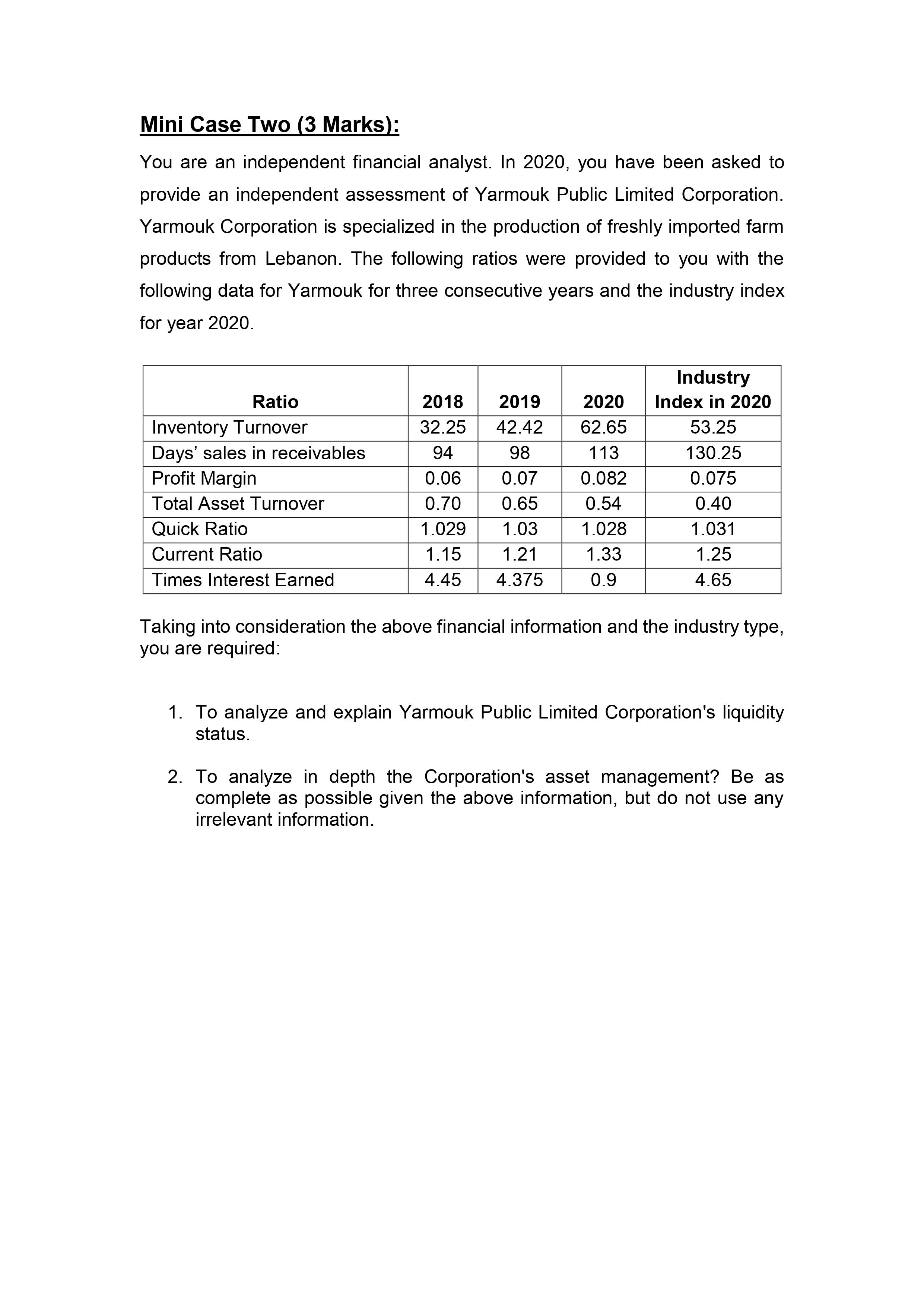 following summarized financial figures relate to North Ltd, a business operating in