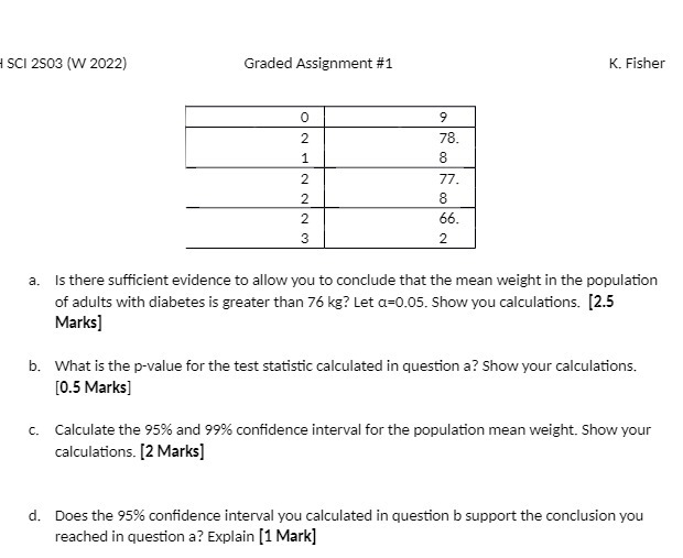 H SCI 2S03 (W 2022) Graded Assignment #1 021 2223 9 78.