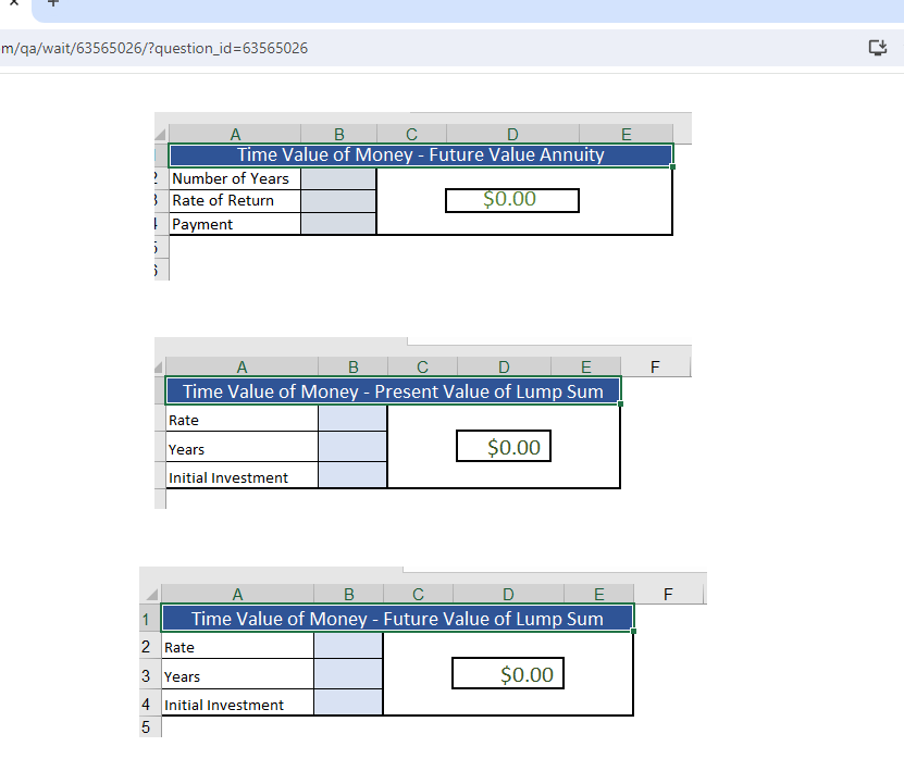m/qa/wait/63565026/?question_id=63565026 A B C D E Time Value of Money -