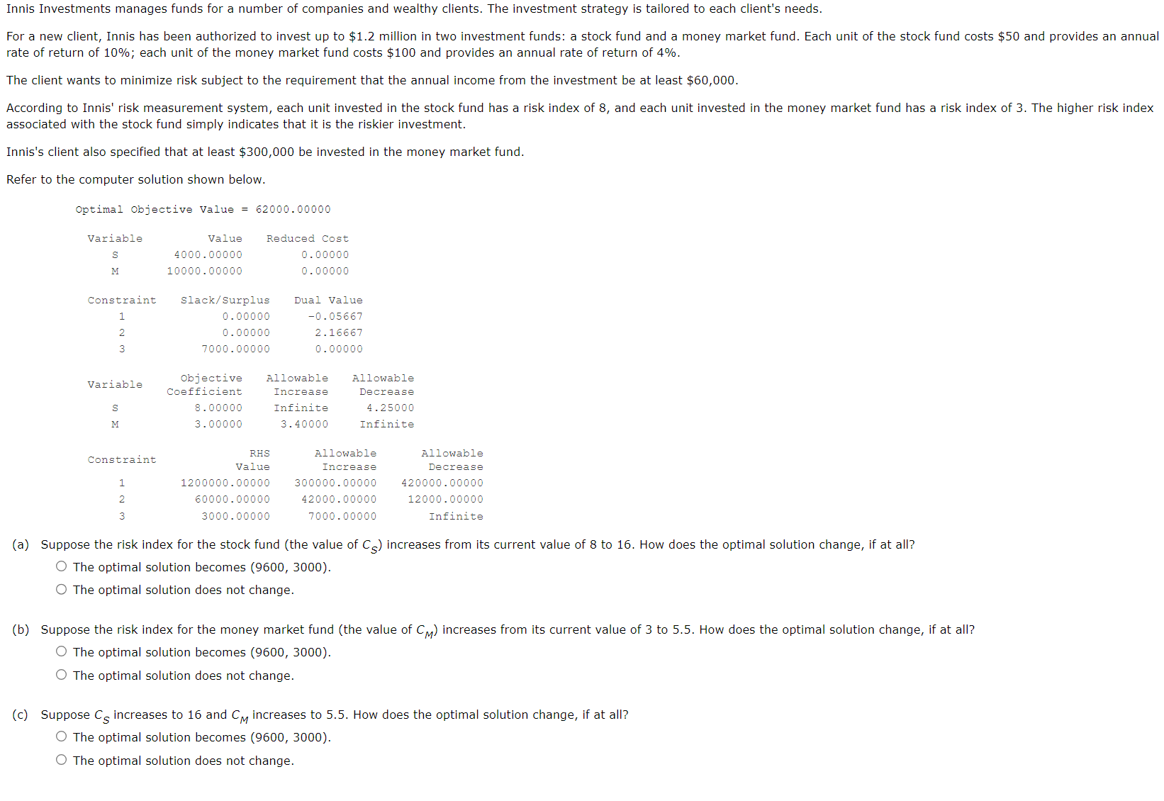  Innis Investments manages funds for a number of companies and wealthy