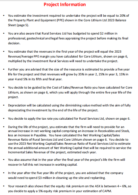 which demonstrates an problem. finance correctly in the core principles of finance.