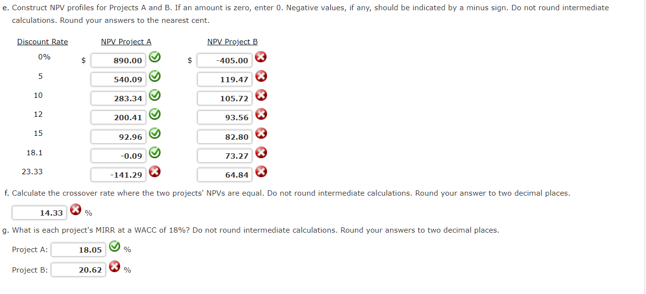 exclusive lnvestments (that cannot be repeated) with the following cash flows: 0