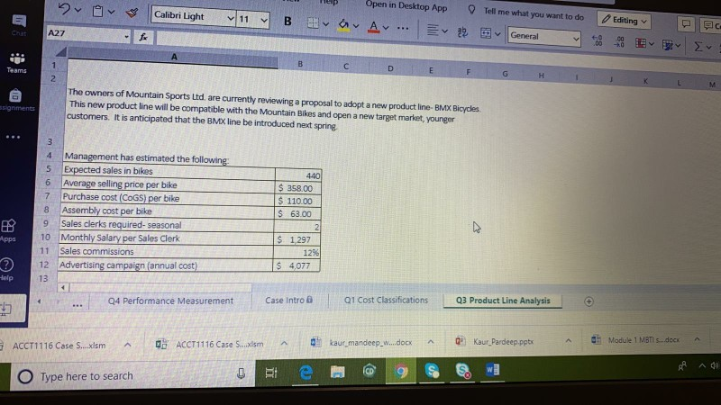  The last two pics are for segmented income statement v C