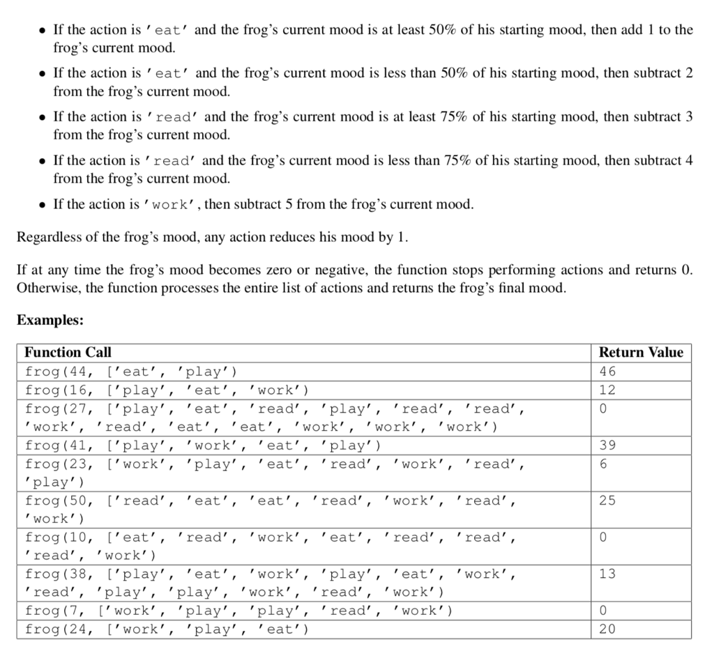 (20 points) You are now the proud owner of a virtual pet