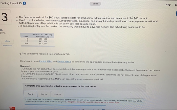 Value Analysis of a New Product (L013-2) Matheson Electronics has just developed