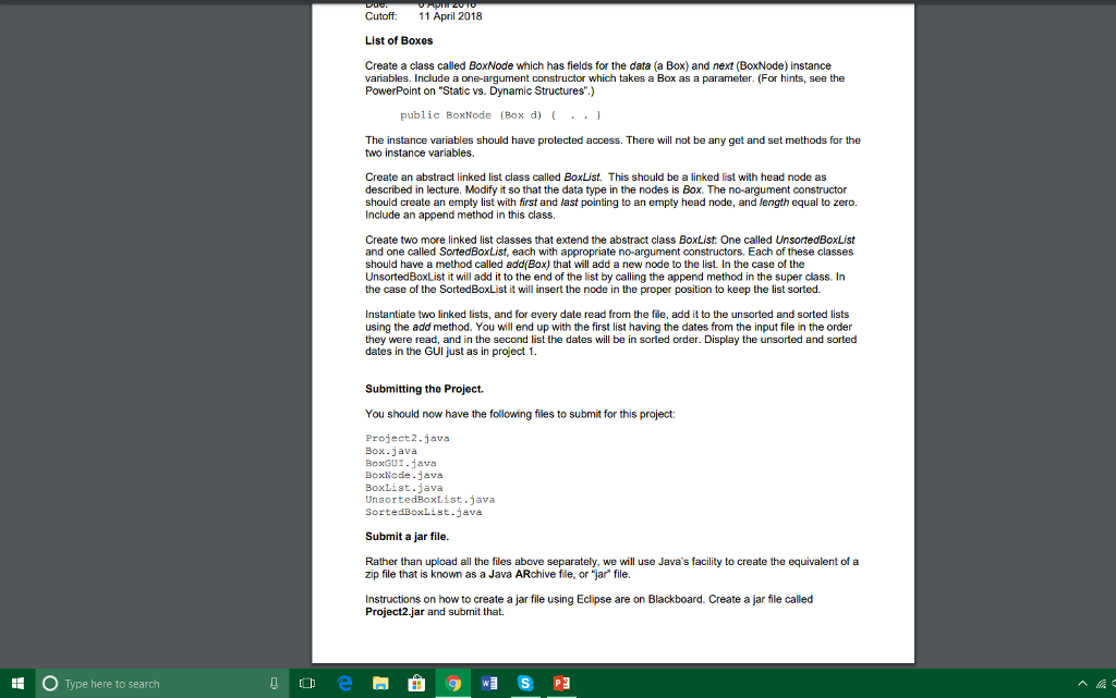 This is all the information that was given to do the