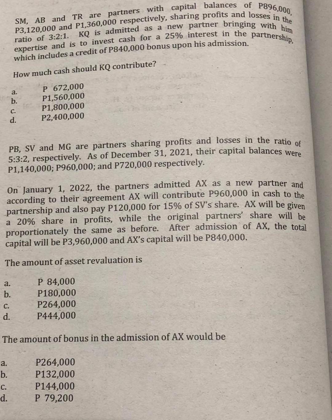 Read carefully. Answer it with solutions. Complete solution please answer it