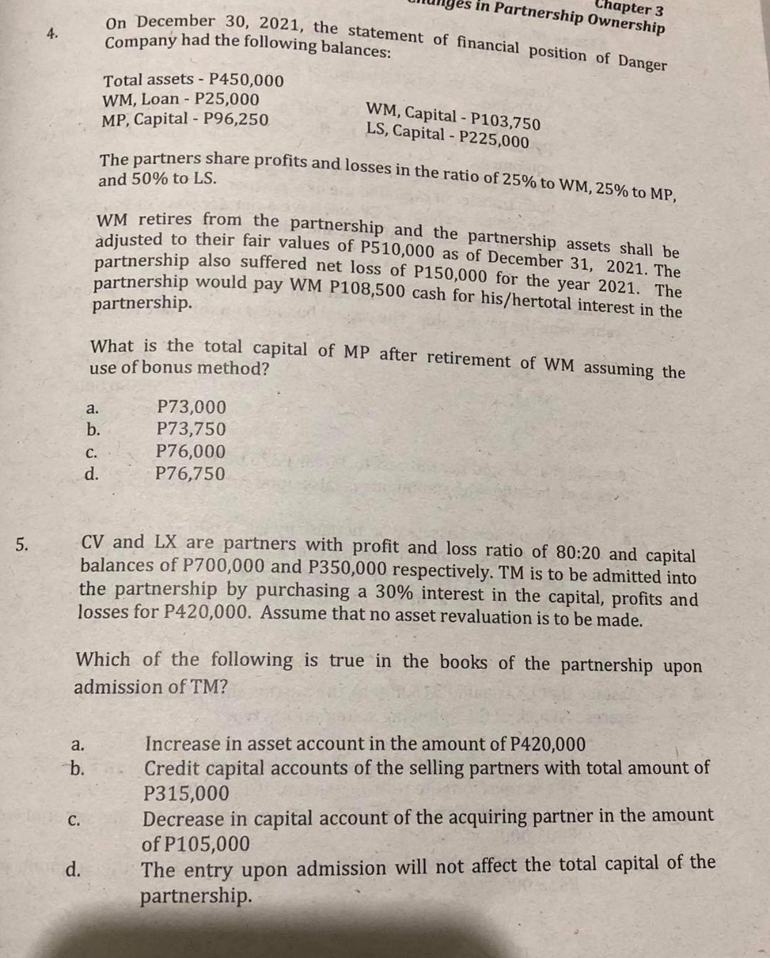 thank you. i need to know why the answer on #1 is