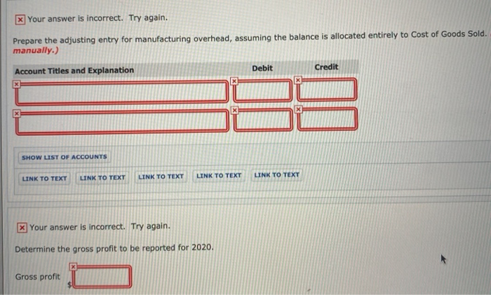 the job cost sheets of Cinta Company contained the following data. Job