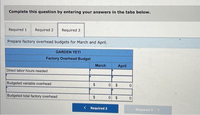 of direct materials at a cost of $3 per pound and 0.4