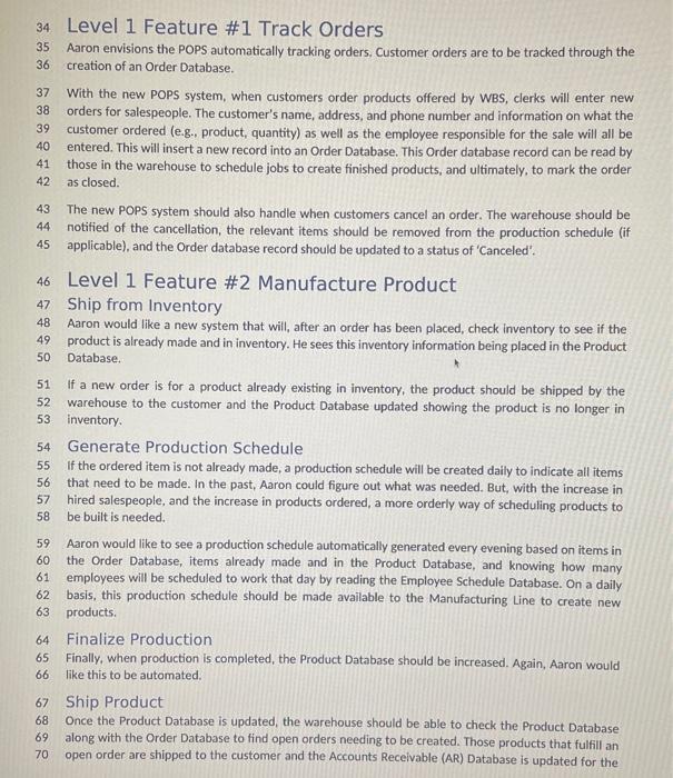 Spring 2023 CIS 3300 Systems Analysis 4 Top managers at We Build