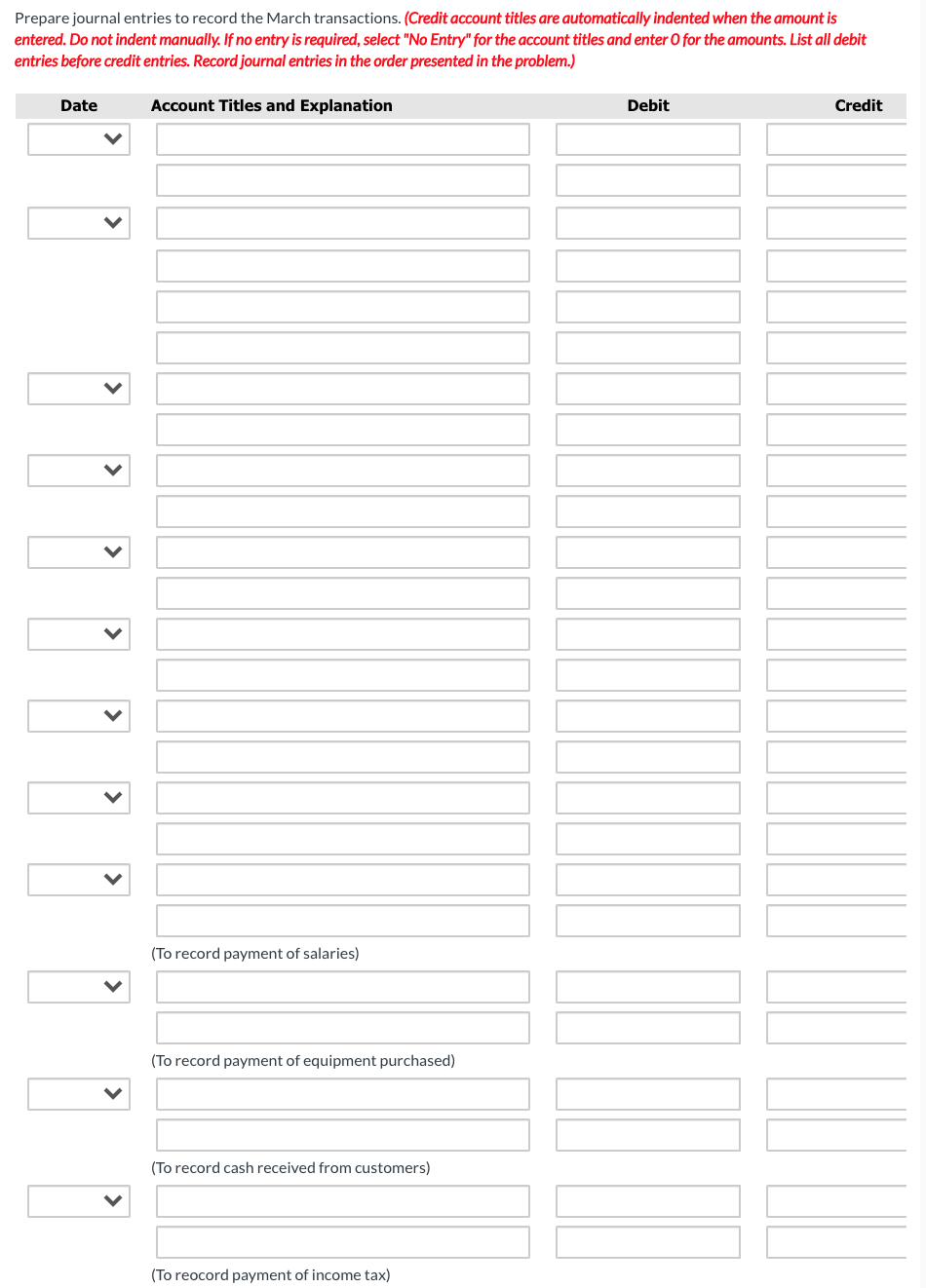 was opened on March 1 by Michael Wear. These selected events and