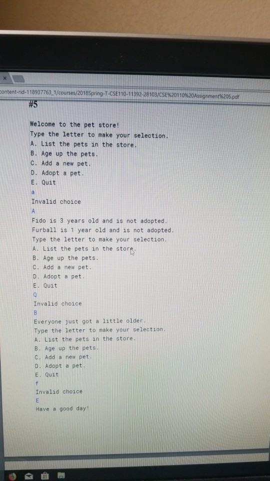 make them age a year at a time, add a new pet,