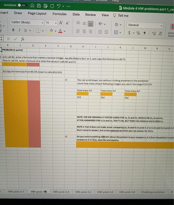  AutoSave OFF Module 4 HW problems part 1_res nsert Draw Page