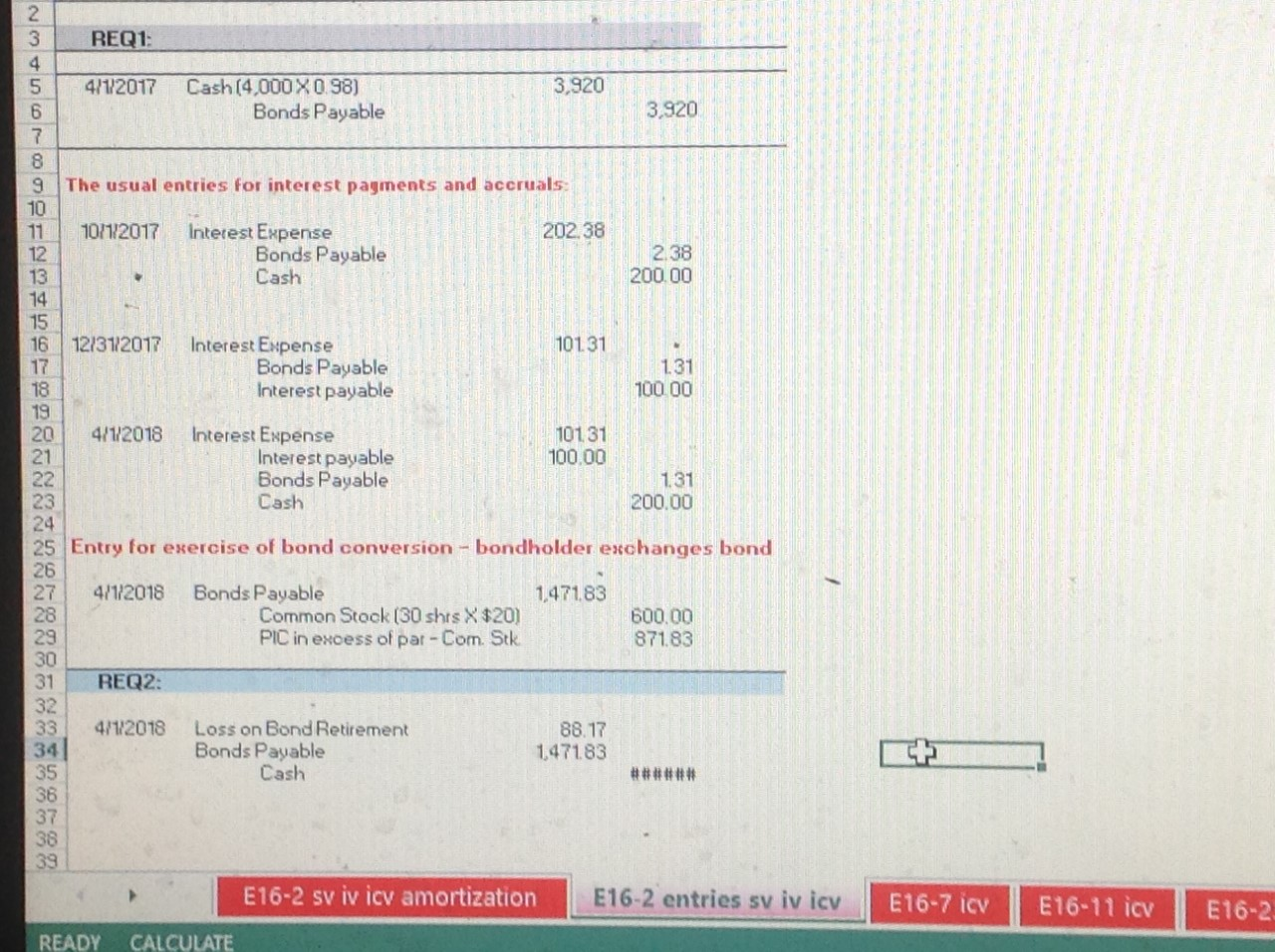 interest rate =3920 x 5.1627%= 202.38 interest expense accrued(as shown in journal