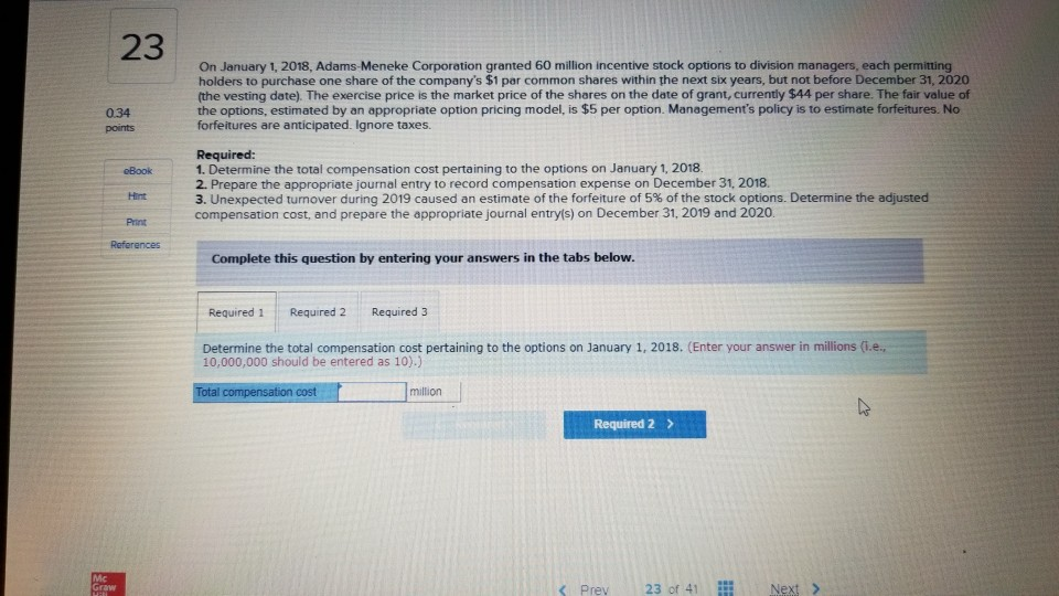 shares to executives, subject to forfeiture if employment is terminated within three