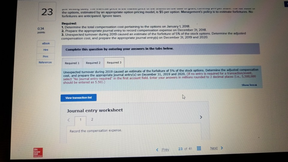 shares had a market date. At the date of grant, Mest anticipated