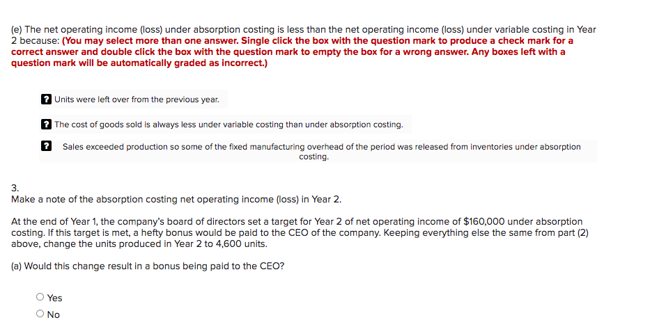 manufacturing overhead per year $120.000 11 Seling and administrative expenses: 12 Variable