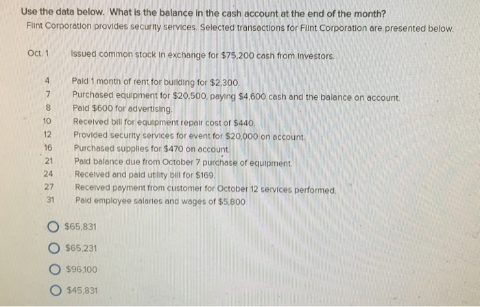  The same question , just a few parts to it Use