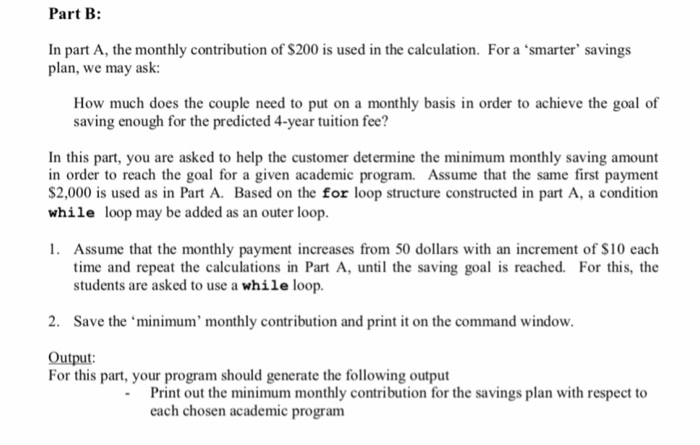 deposits $2,000 to start the savings plan, and each month thereafter they